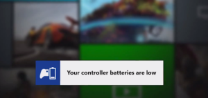 Xbox One Battery Low