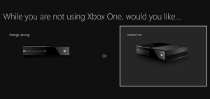Xbox One Energy-Saving vs Instant On