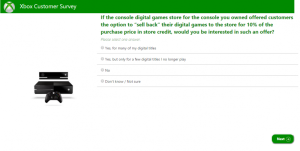 Xbox Customer Survey
