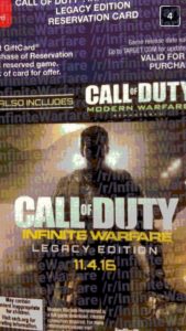 Call of Duty Infinite Warfare and Modern Warfare Remastered