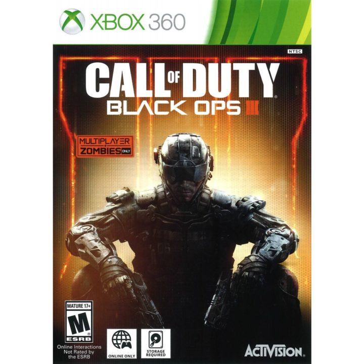 Call of Duty Black Ops 3 Xbox 360 cover