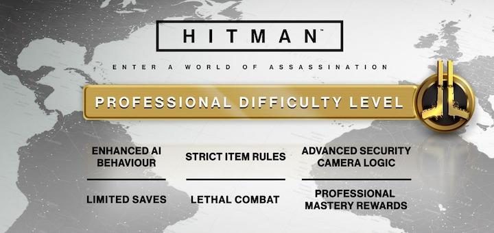 HITMAN Professional Difficulty