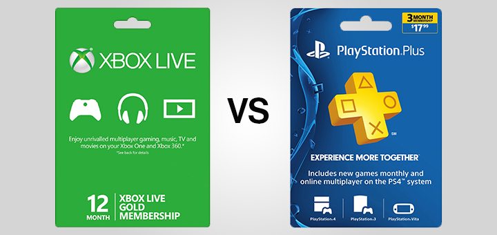 Xbox Live Gold vs PlayStation Network