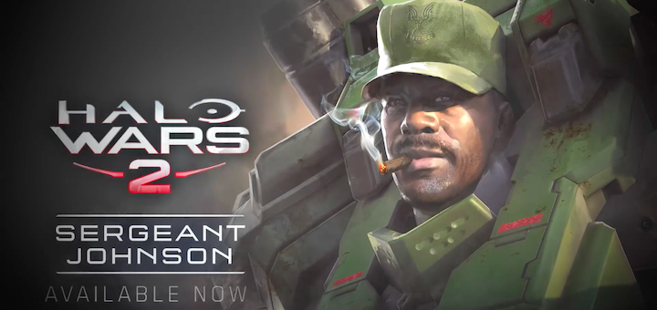 Halo Wars 2 Sergeant Johnson