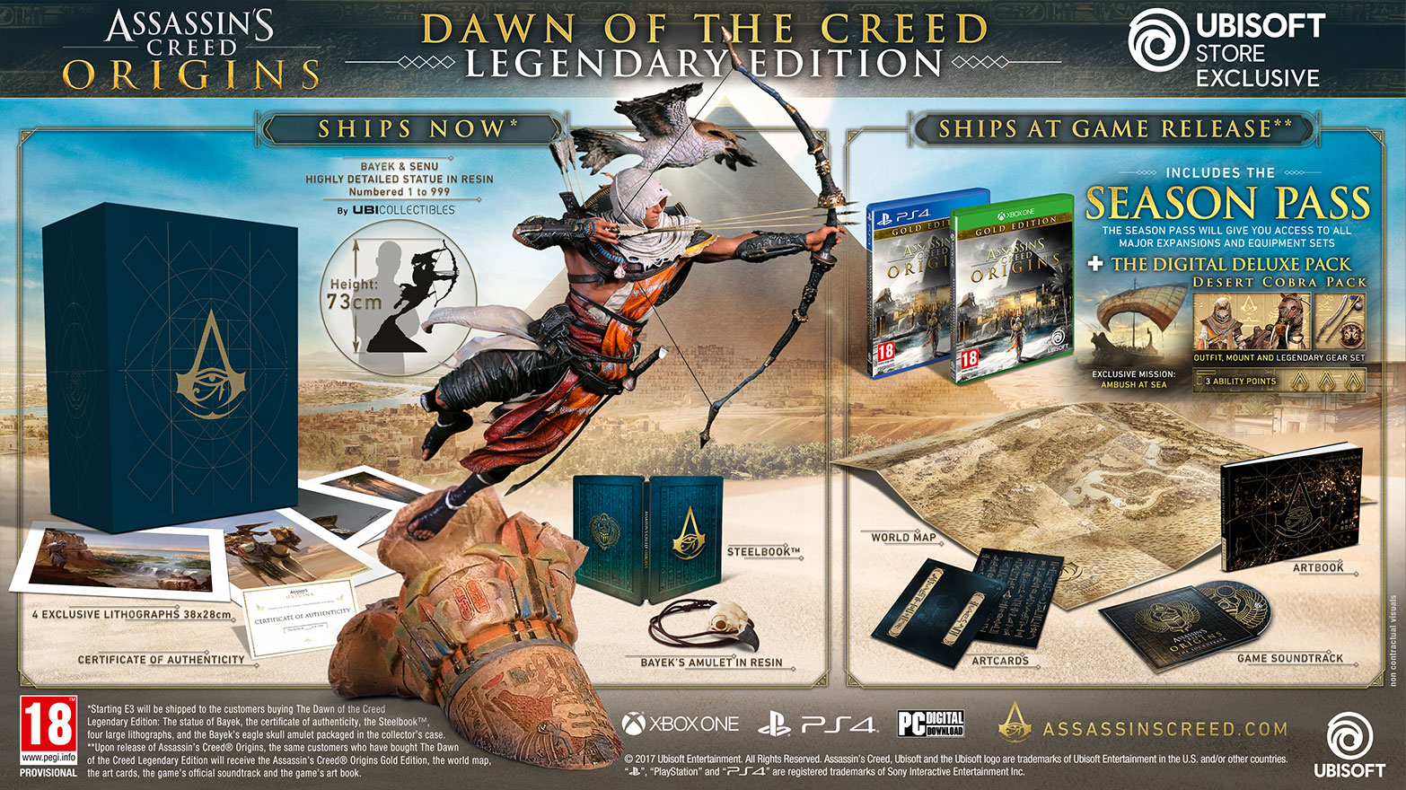 Assassin's Creed Origins Dawn of the Creed Legendary Edition