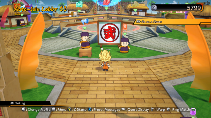 Dragon Ball FighterZ Lobby