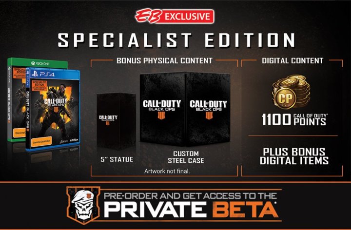 Call of Duty Black Ops 4 Specialist Edition