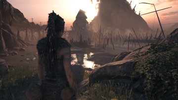 Hellblade Comparison Enhanced Visuals Mode