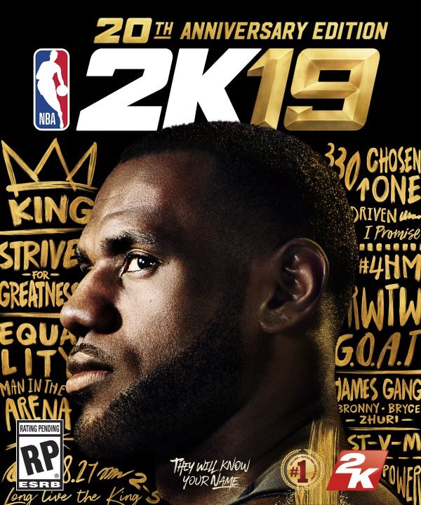 NBA 2K19 20th Anniversary Cover