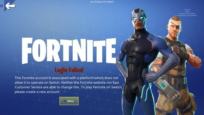 Fortnite PS4 Switch