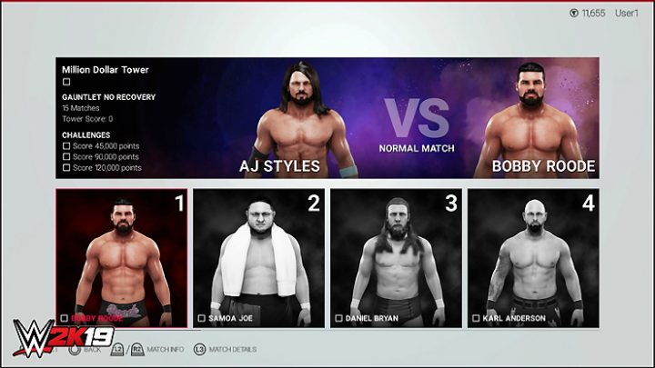 WWE 2K19 Towers Mode