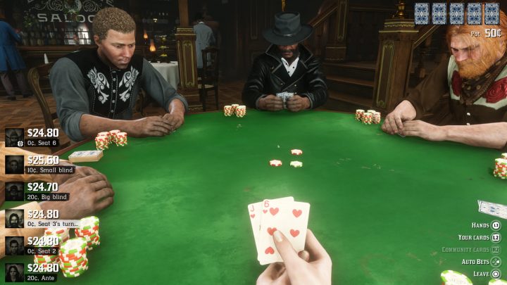 Red Dead Redemption 2 poker